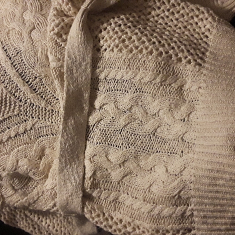 Spell Taletha Cable Cardigan Sweater M/L BNWT FSOT - Picture 9 of 13